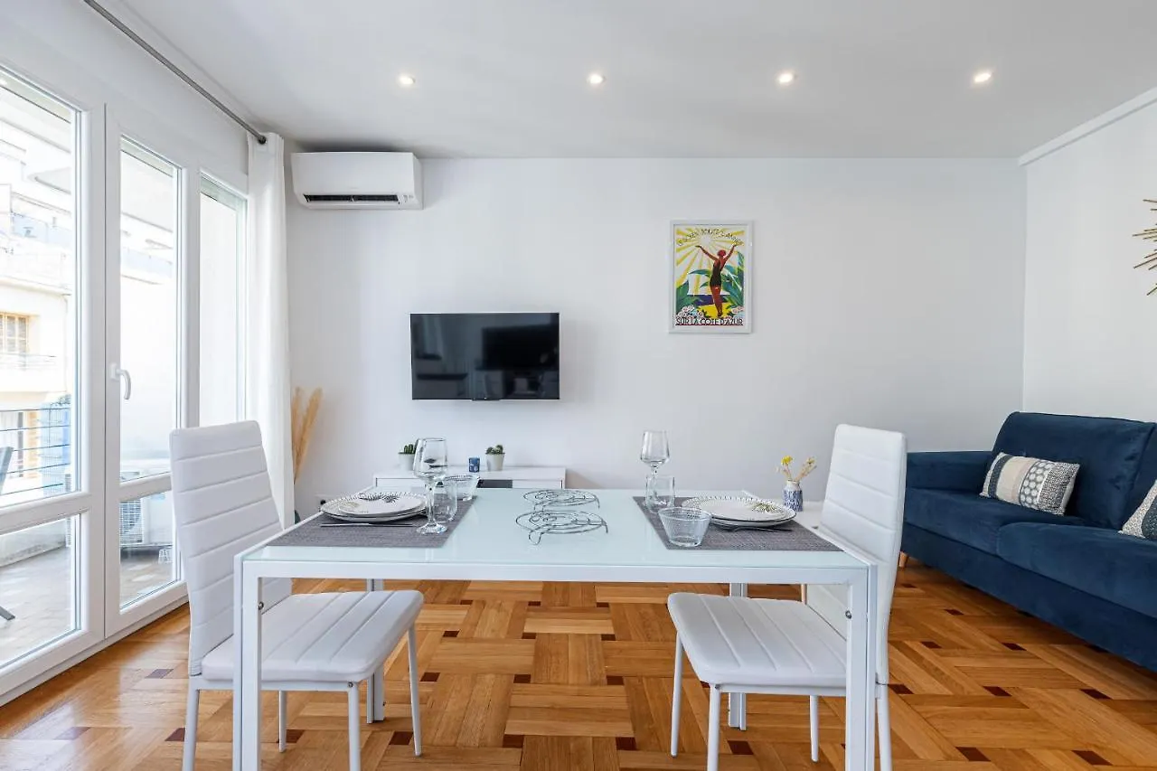 Apartmán Quiet 1 Bdr Downtown Terrace Ac & Parking Nice 0*,  Francie