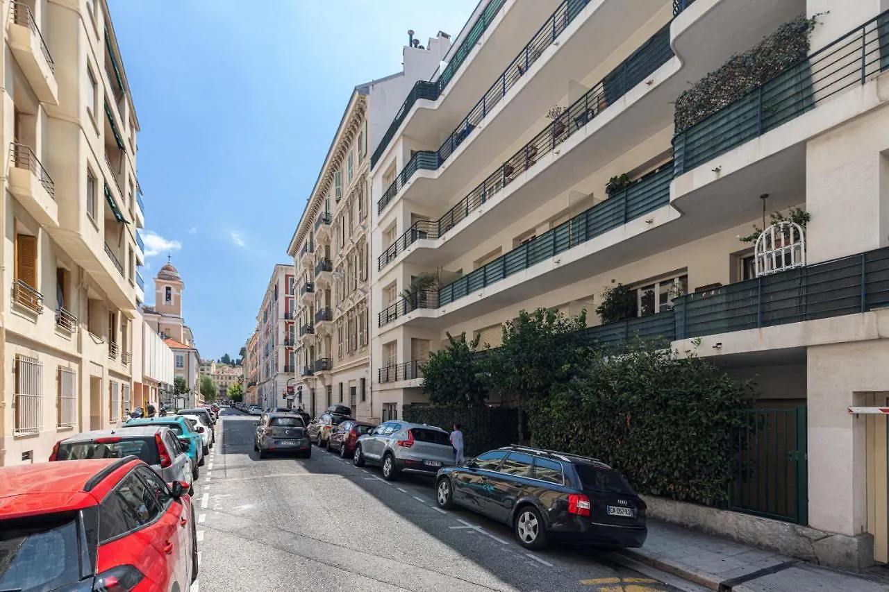 Apartmán Quiet 1 Bdr Downtown Terrace Ac & Parking Nice Francie
